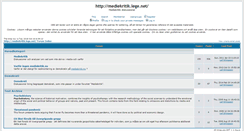 Desktop Screenshot of mediekritik.lege.net