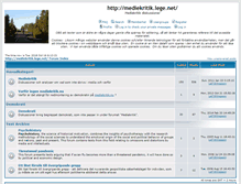 Tablet Screenshot of mediekritik.lege.net