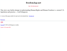 Tablet Screenshot of freedom.lege.net